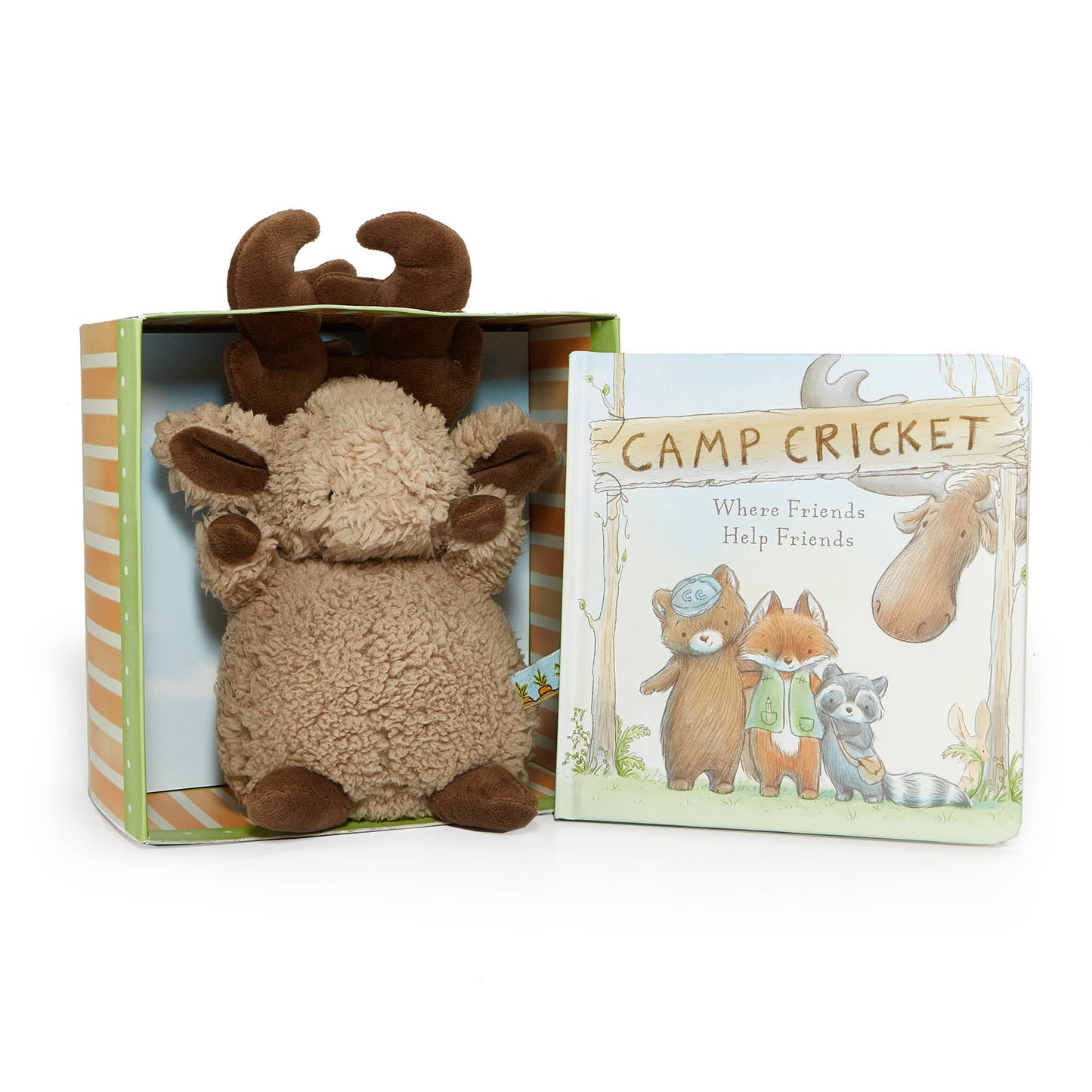 Camp Cricket Book & Plush Boxed Set