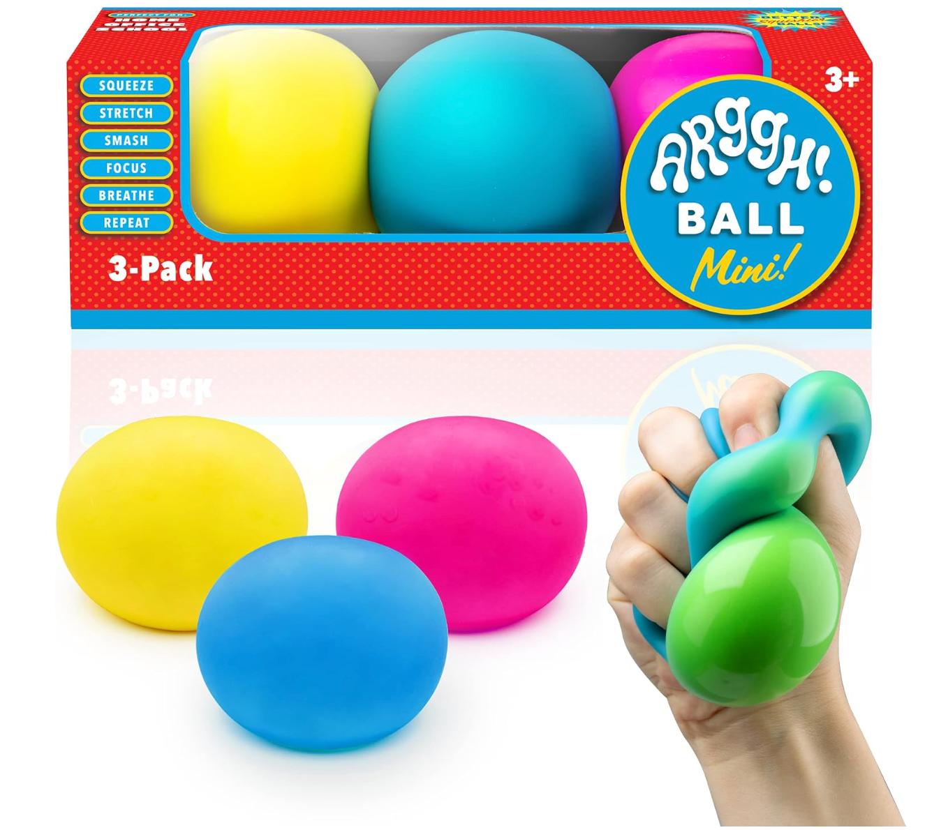 Mini Arggh Ball - 3pk
